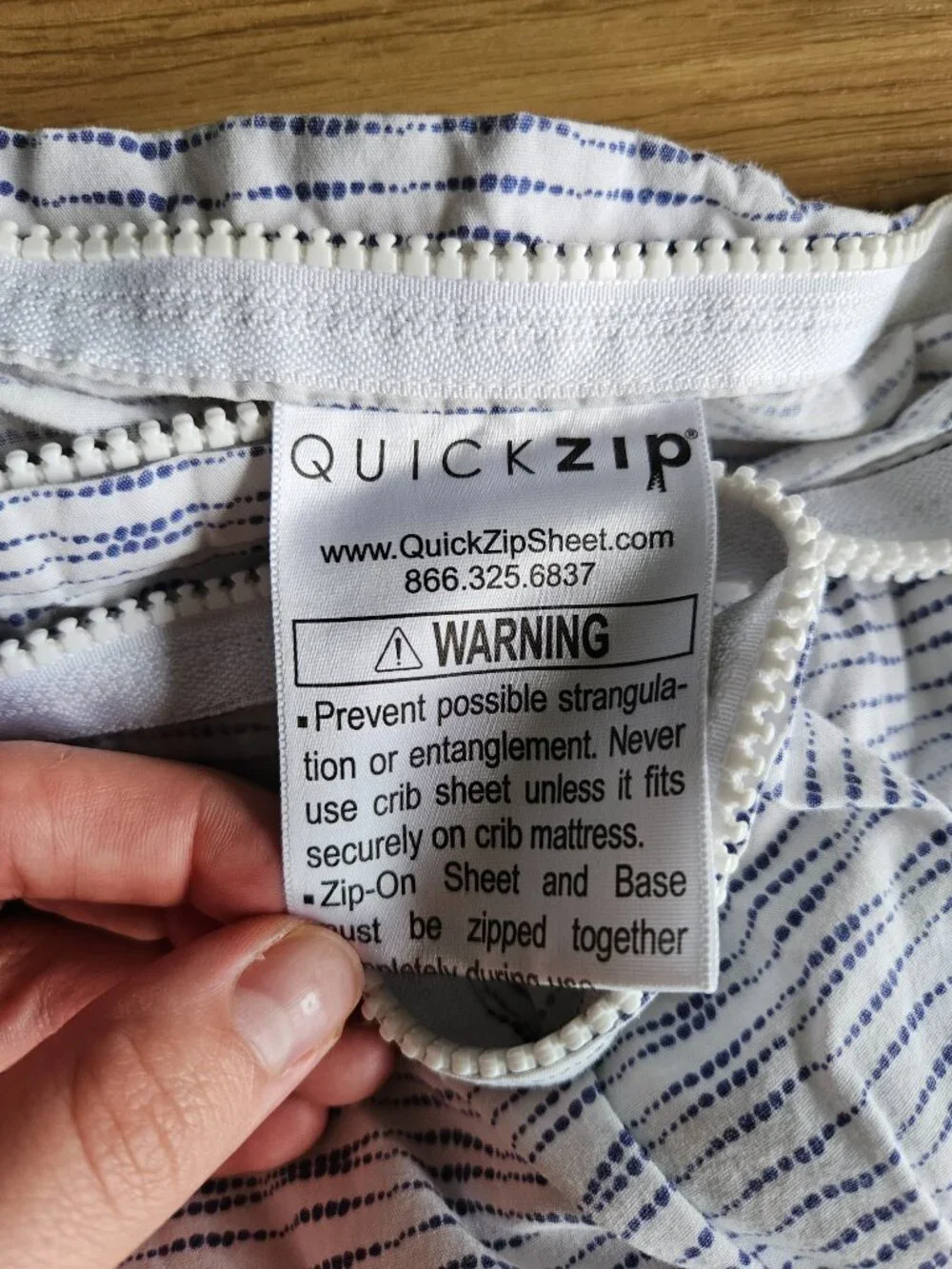 Quick Zip Crib Sheets